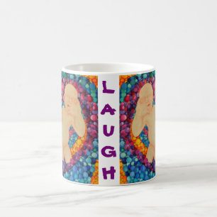 lachende Blasen Kaffeetasse