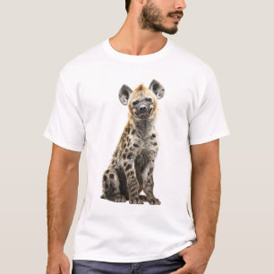 Lachende Hyänen-Porträt-Digitalkunst-Druck - Leben T-Shirt