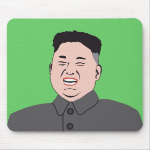 Lachende Kim Jong-UNO Mousepad