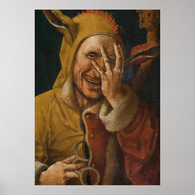 Lachende Narr Poster (Vorne)