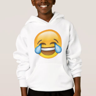Lachende schreiende Risse von Freude emoji Hoodie