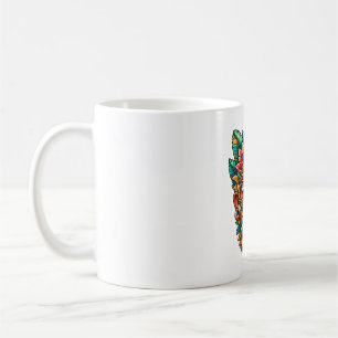 Lachende Tiki-Kaffeetasse von der Insel Kaffeetasse