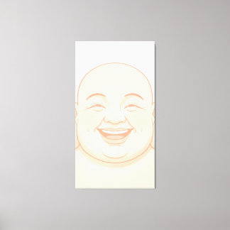 Lachender Buddha Leinwanddruck