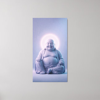Lachender Buddha Leinwanddruck