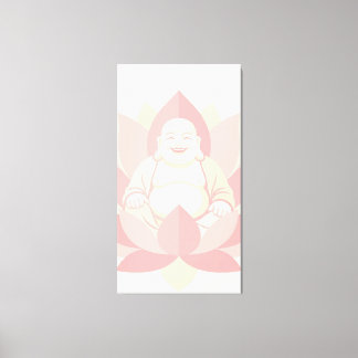 Lachender Buddha Leinwanddruck