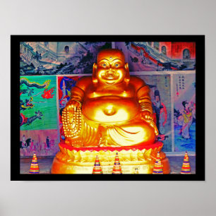 Lachender Buddha Poster