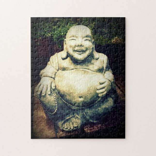 Lachender Buddha Puzzle (Vertikal)