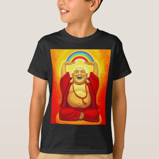 Lachender Buddha-T - Shirt (Vorderseite)