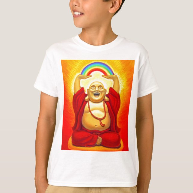 Lachender Buddha-T - Shirt (Vorderseite)