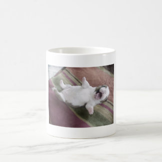 Lachender Bulldoggen-Welpe Tasse