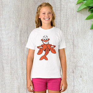 Lachender Cartoon-Hummer-Charakter T-Shirt