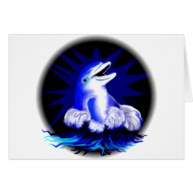 Lachender Delfin (Vorderseite (Horizontal))