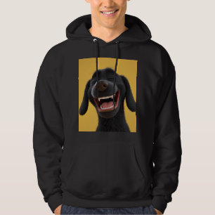 lachender Hund Hoodie