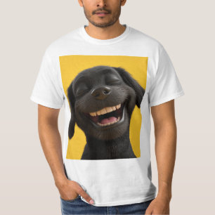 lachender Hund T-Shirt