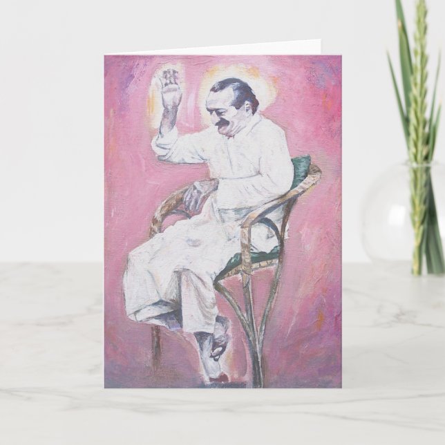 Lachender Meher Kuchen, KARTE (leere Mitteilung) (Vorderseite)