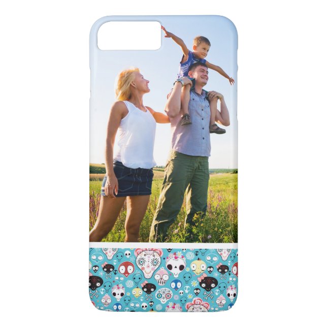 Lachender Schädel der kundenspezifischen Case-Mate iPhone Hülle (Rückseite)