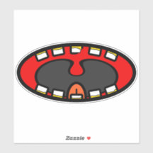 Lachender verrückter Mund Cartoon