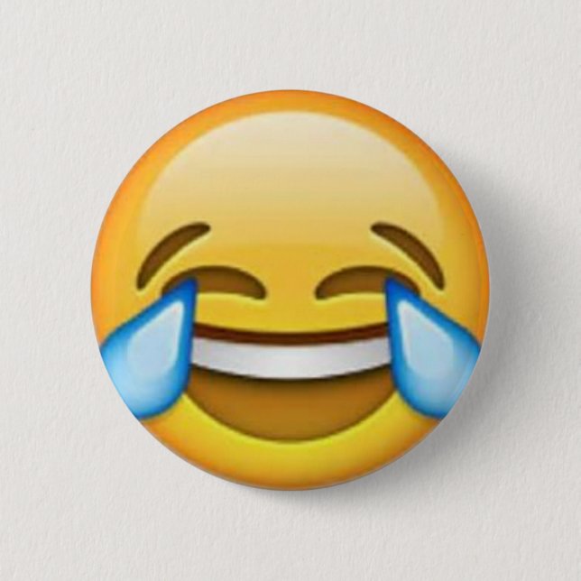 Lachendes emoji Button (Vorderseite)