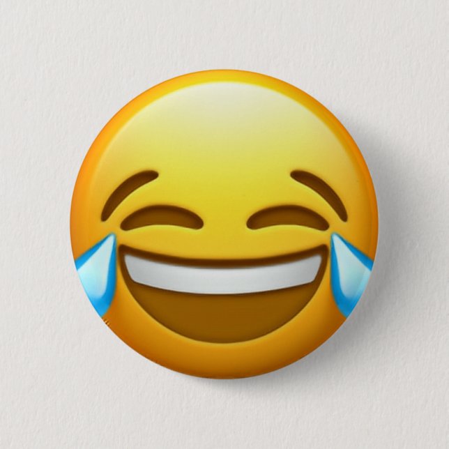 Lachendes emoji Button (Vorderseite)