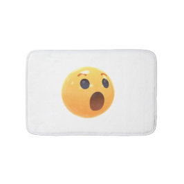 Lachendes Emoji-Gesicht mit lustigem Ausdruck Badematte