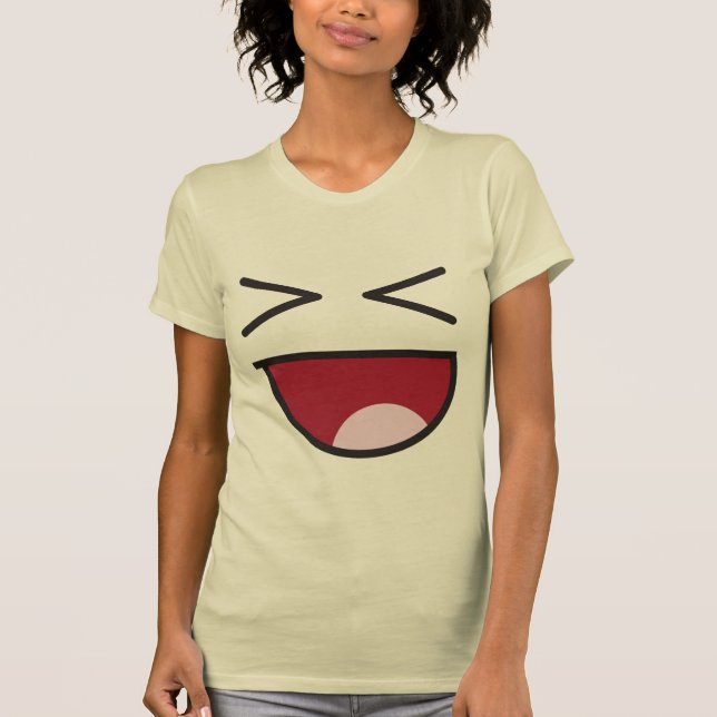lachendes emoji T-Shirt (Vorderseite)