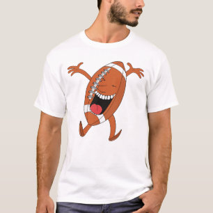 Lachendes Fußball-Maskottchen T-Shirt