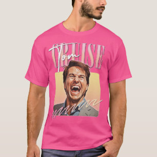 Lachendes Tom Cruise Fan Art Meme Design T-Shirt