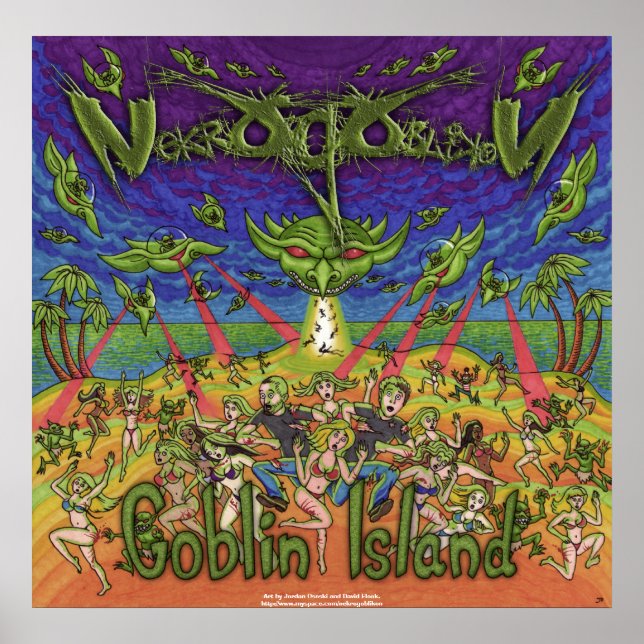 Lächerlich großes Poster "Goblin Island" (Vorne)