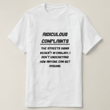 Lächerliche Beanstandungszeichen waren nicht auf