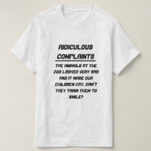 Lächerliche Beschwerden Trauriges Tier im Zoo