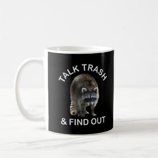 Lächerliche Raccoon & Raccoon Kleider sprechen Mül Kaffeetasse