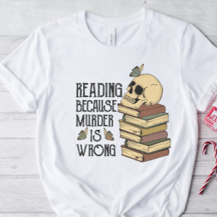 Lächerlicher T - Shirt, Shirt Buchliebhaber