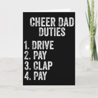 Lacherlicher Vatertag Cheer Dad Pflichten Fahren Z