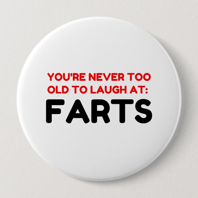 Lachfürze Button (Vorderseite)