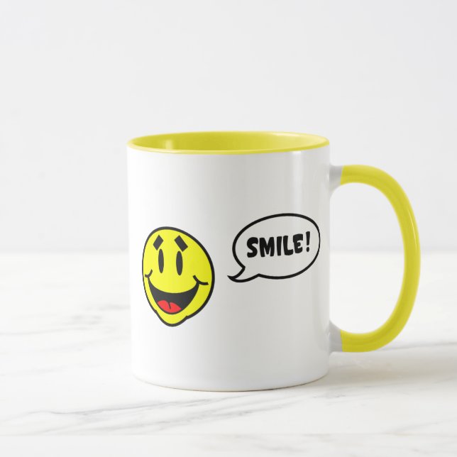 Lächle! ICH SAGTE LÄCHELN! Tasse (Rechts)