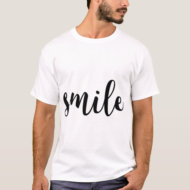 Lächle lustiger Freund T-Shirt (Vorderseite)