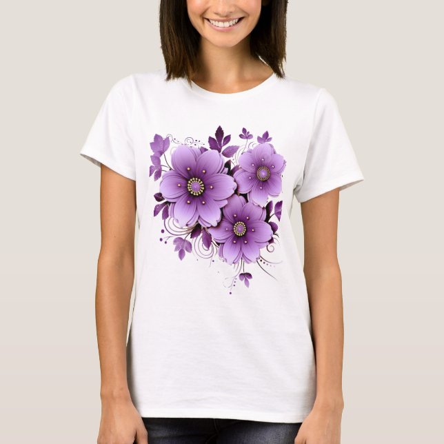 Lächle oft T-Shirt (Vorderseite)