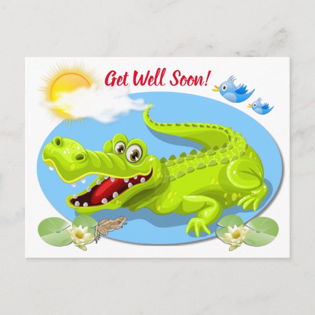 Lächle! Postkarte (Vorderseite)