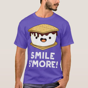 Lächle Smore Süße Lebensmittel Wortspiel T-Shirt