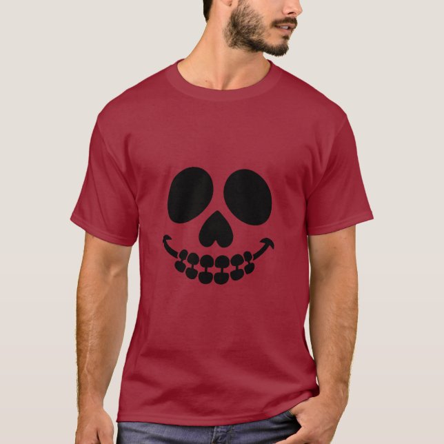 Lächle. T-Shirt (Vorderseite)
