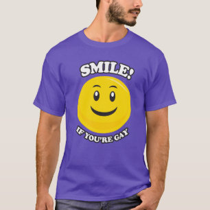 LÄCHLE, WENN DU HOMOSEXUELL BIST T-Shirt