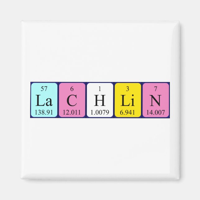 Lachlin-Periodenmagnet Magnet (Vorne)