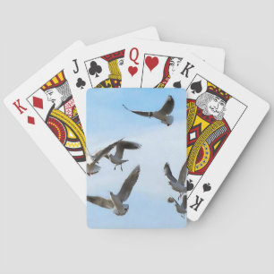 Lachmöwen des Bosporus Kunst Spielkarten