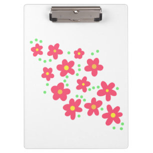 Lachs-Blume Klemmbrett