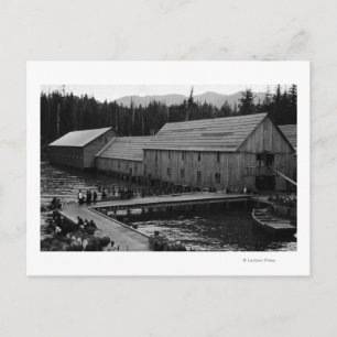 Lachs Cannery bei Ketchikan, Alaska Postkarte