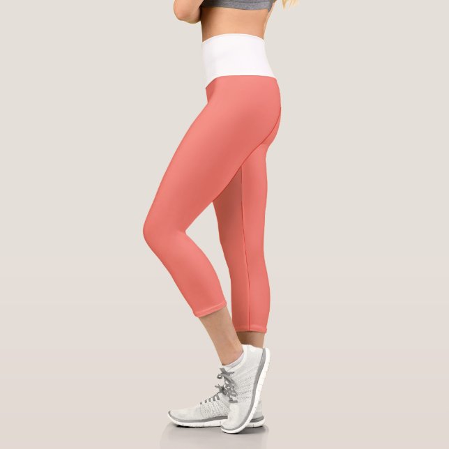 Lachs Capri Leggings (Links)