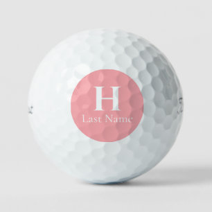 Lachs Circle Personalisiert Golf Ball (3) HAMbWG
