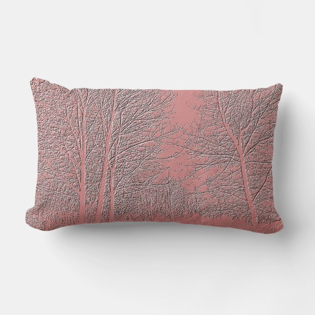 Lachs Embossed Lendenkissen (Vorderseite)