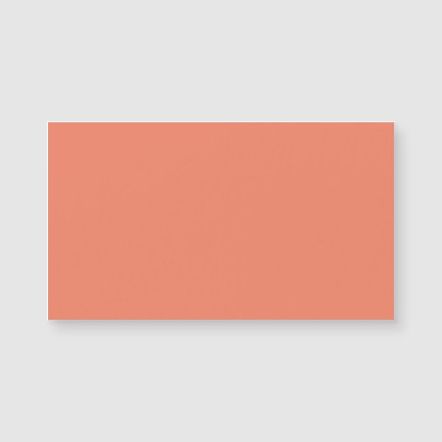 Lachs #F38367, Pink Daisy Magnetkarte (Vorderseite)