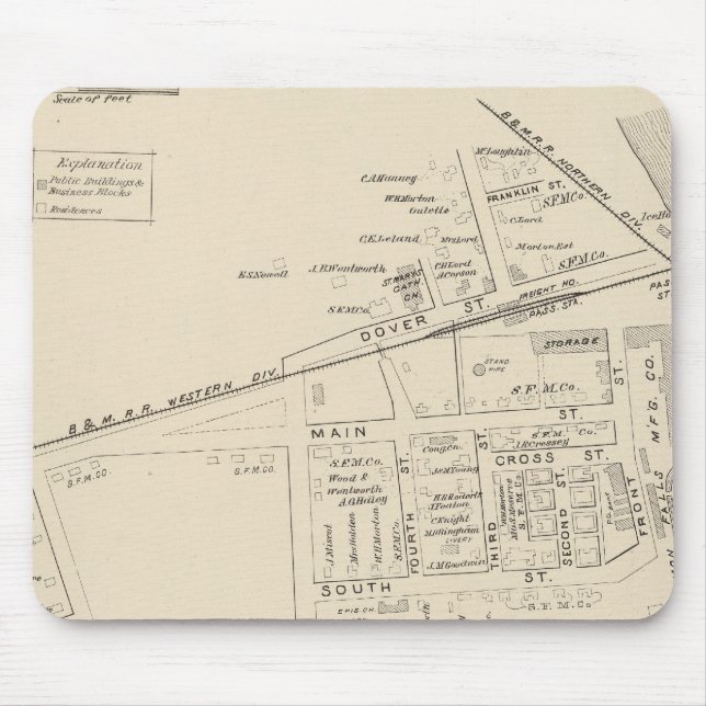 Lachs Falls PO Mousepad (Vorne)